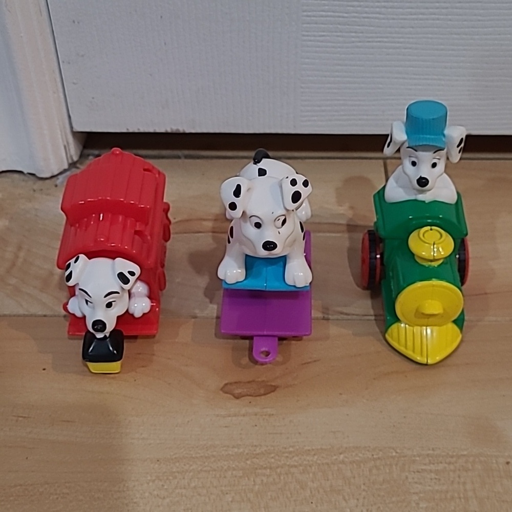 3 McDonald's Happy Meal 102 Dalmatians train toys from 2000 - Picture 2 of 3